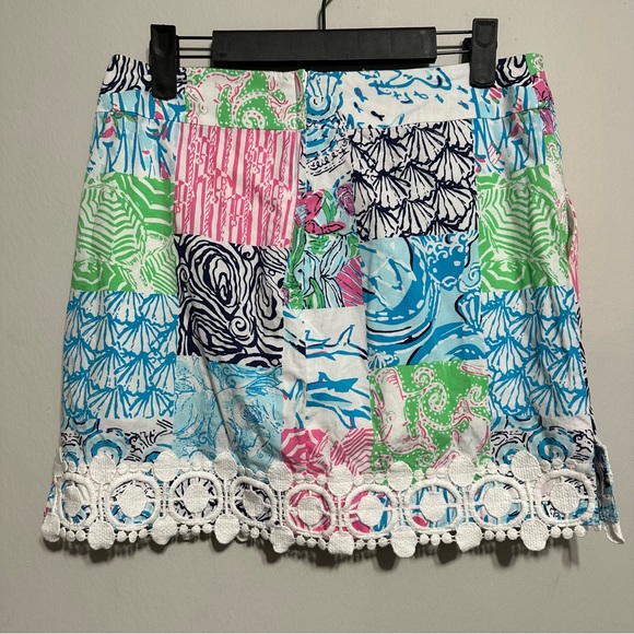NWOT Lily Pulitzer Marigold Skort Sealife/Ocean themed Size 0 Multicolor - Picture 5 of 10